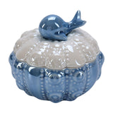 Maxbell Jewelry Storage Case Modern Trinket Case Ring Case for Dresser Dorm Bathroom Blue