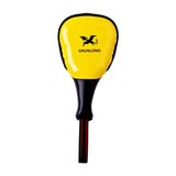 Maxbell Karate Kicking Pad PU Leather Kicking Target for Fighting Practice Muay Thai Yellow