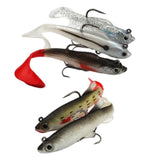 Maxbell 5Pcs Fishing Lures Surface Topwater Bait Soft Baits for Freshwater Bass - Aladdin Shoppers