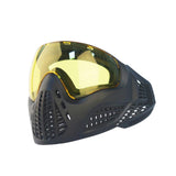 Maxbell Outdoor PC Mask Accessories Face Shield for Halloween Cycling Outdoor Sports black yellow