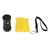 Maxbell Mini Extra Short Focus 4x12 Monocular Typoscope Microscope Kits Black - Aladdin Shoppers