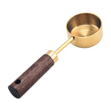 Maxbell Coffee Measure Scoop Versatile Lightweight Baking Tool for Tea Scooping Cafe Gold