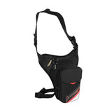 Maxbell Men's Drop Leg Bag Motorcycle Men Waist Belt Bag for Hiking Traveling Riding Style A