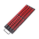 Maxbell Socket Organizer Retention Tray Drive ABS Tools for Home Workshop red