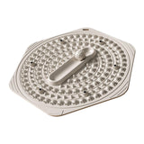 Acupressure Foot Massager Mat Creative Pressure Point Pad for Travel Workout Gray