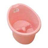 Baby Tub Bucket Portable Baby Shower Bucket for 0-3 Years Old Babies Newborn Pink