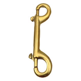 Maxbell Double Ended Bolt Snap Clip for Water Bucket Equine Linking Dog Leash Collar 115 mm Gold