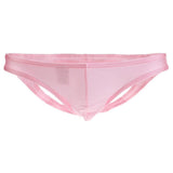 Maxbell Sexy Men C-string Underwear Enhance Pouch Open Butt Lingerie Brief M Pink - Aladdin Shoppers