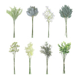 Maxbell Artificial Eucalyptus Leaves Stems Unique DIY Gift for Cafe Home Anniversary Style C