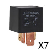 Maxbell 7x12V Relay 4 PIN Automotive 80AMP 80A Changeover Normally Open Contact