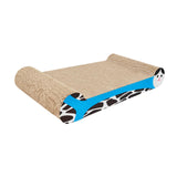 Maxbell Cat Scratchers Cardboard 2 in 1 Pet Bed Cat Scratch Pad for Indoor Cats Play blue