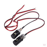 Maxbell 4x White Waterproof  LED SMD Motorcycle &Car License Plate Bolt Bulb Light Lamps