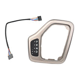 Maxbell Transmission Shifter Bezel 68413957AA Easy to Install for Jeep Cherokee Gold