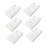 Maxbell 6Pcs Ice Cooling Blocks Travel Cool Box Freezer Packs for Family Home Fishing 16cmx9cmx3cm