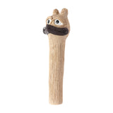 Maxbell Funny Garden Statue Animal Sculpture Porch Gift Christmas Long Neck Figurine Black 6.7x6.8x21.1cm