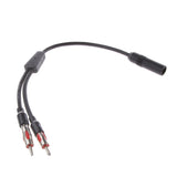 Maxbell Maxbell 2 Male to 1 Female Y Car Stereo Antenna Adapter Plug for Aftermarket Radio