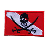 Maxbell 2 Pieces Scuba Diving Dive Diver Down Flag Patch Badge for Backpack Gear Bag
