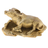 Maxbell Maxbell Brass Chinese 12 Zodiac Animal Statue Sculpture Ornament Luck Charm Ox