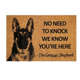 Maxbell Dog Door Mat Comfortable Decor Gift Front Door Mat for Bedroom Home Entrance 1 Dog
