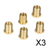 Maxbell 3x5X Aluminum Alloy Gear Shift Knob Thread Adapter Nuts Insert Set M10x1.25
