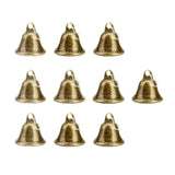 Maxbell Metal Craft Bells Hanging Ornament for Halloween Thanksgiving Christmas Tree 10Pcs