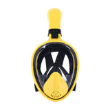 Maxbell Diving Mask Full Dry Lightweight Scuba Diving Goggles Silicone Swimming Mask SM yellow