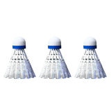 Maxbell 3Pcs LED Badminton Shuttlecocks Glow in The Dark Birdie Balls White - Aladdin Shoppers