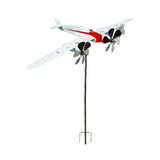 Maxbell Airplane Wind Spinner Modern Collection Metal for Home Yard Outdoor