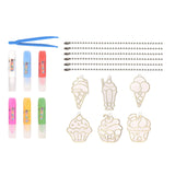 Maxbell DIY Crystal Paint Arts and Craft Kits Crystal Art Paint Set for Adults Gifts Dessert
