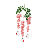 Maxbell Simulated  Flower Hummingbird Feeder Sturdy Multipurpose Long Branch