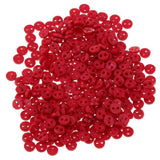 Maxbell 300 Pieces Very Small Mini Tiny Micro Figures Doll Clothing Sewing Buttons 4mm Red Color DIY Projects Supplies - Aladdin Shoppers