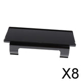 Maxbell 8xCar SUV Lens Cover Snap Housing for Straight Curved LED Light Black