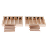 Maxbell Wooden Number Box Sticks Maths Counting Tool Preschool Kids Educational Toy