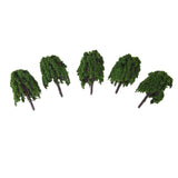 Maxbell 50 Pcs Train Model Willow Trees Scale 1:250 - 300
