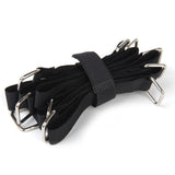 Maxbell 8xNylon Straps Cable Tie Wire Rope Hook and Loop Organiser 10pcs Black