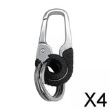 Maxbell 4xCar Key Chain for Men Multifunction Exquisite Universal for Men Women Unisex Black