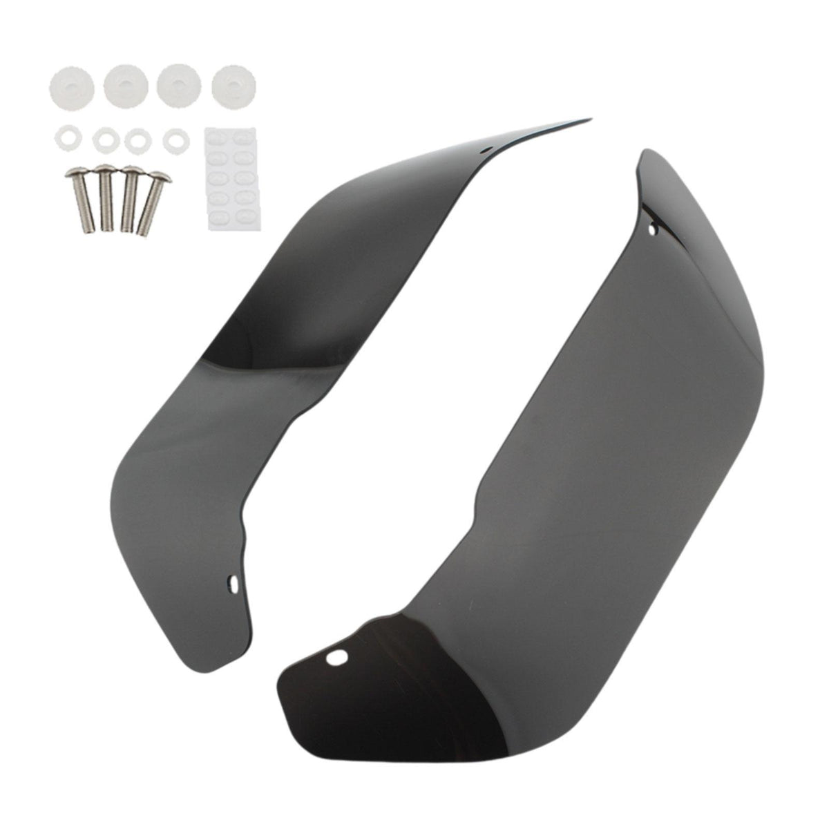Maxbell Motorcycle Leg Windshield Leg Protection Side Fairing for Honda GL1800 Black