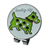 Golf Ball Marker Durable Lightweight Holder for Golf Accessories Green Color Dog