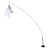 Maxbell Cat Feather Teaser Wand Stick & Fish Toy with Bell Interactive Play Toy