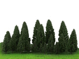Maxbell 4x20pcs Tower Shaped Trees Model Train Scenery Landscape 1:50-400 Green 105