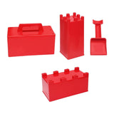 Maxbell 4x Sand Castle Mould Winter Snow Building Block for Children Toddlers Adults