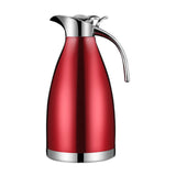 Maxbell Stainless Steel Coffee Carafe Hot Water Dispenser for Lemonade Milk Beverage Red