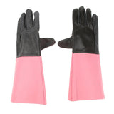 Maxbell Leather Safety Work Gloves Welding Welder Protective Gloves Length 39cm