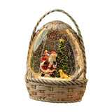 Maxbell Christmas Snow Globe Gift Home Decor Crafts Ornament for Bedroom Cafes Shops elder