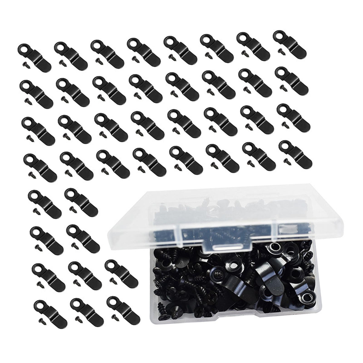 Maxbell 100x Picture Turn Button Fasteners Hard for Hanging Pictures Photos Drawings