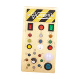 Maxbell Switches Busy Board Portable Early Educational for Children Kids Preschool