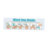 Wash Your Hands Sign Sticker Kids for Restaurant Public Space Indoor Outdoor