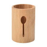 Maxbell Bamboo Silverware Organizer Rustic Silverware Holder for Table Party Kitchen spoon