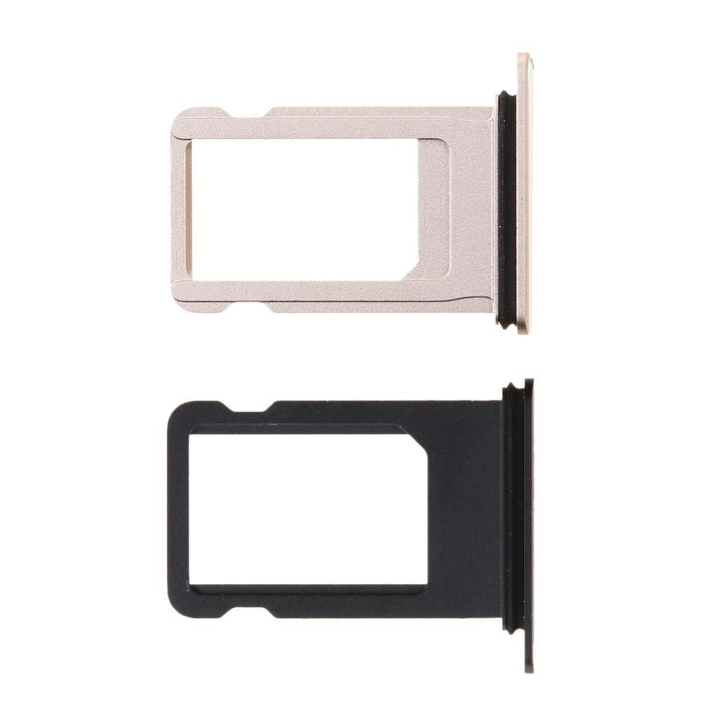 Maxbell 2 Pieces Nano Sim Card Holder Tray Slot Replacement Part For iPhone 7