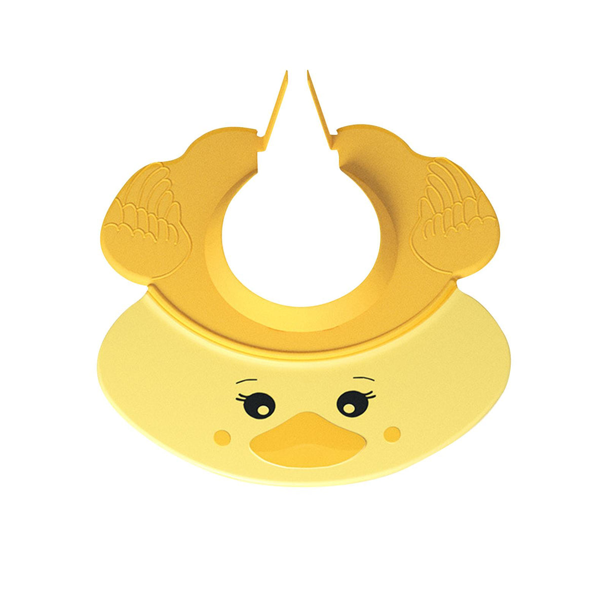 Maxbell Cute Little Duck Kid Shower Cap Comfortable with Ear Protection Shampoo Hat Yellow